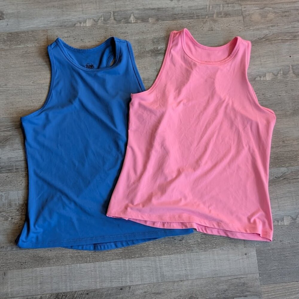 Set of 2 Franki by Francesca’s Racerback Sport Tank Tops - Youth Size 10